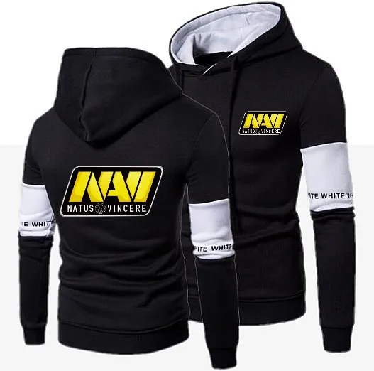 Повседневная Мужская модная новая Лоскутная Толстовка с капюшоном DOTA 2 Natus Vincere NAVI, Мужская облегающая спортивная одежда s Moletom Masculino