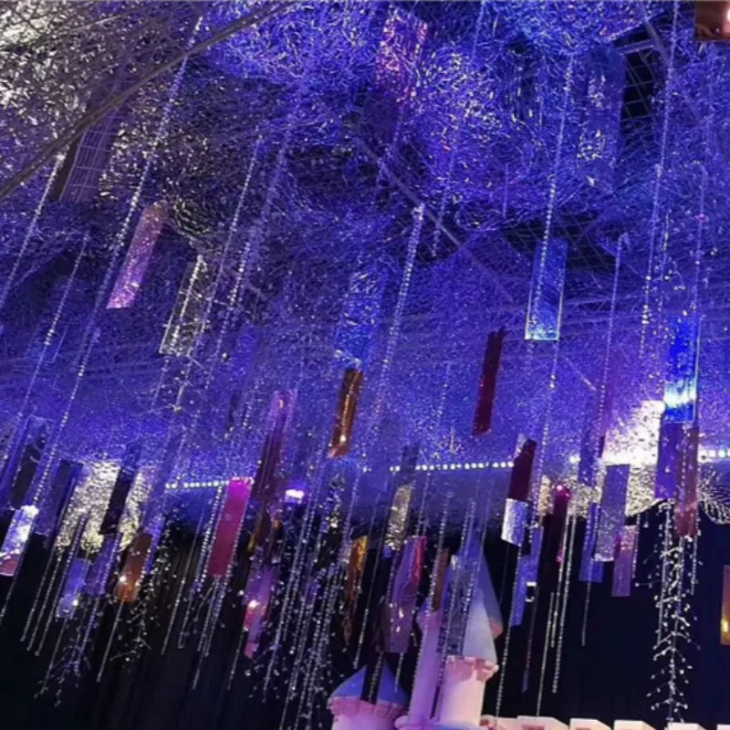 

10pcs Creative PE Mirror Sequins Wedding Ceiling Background Decoration DIY Party Scene Layout Stage Window Decoration