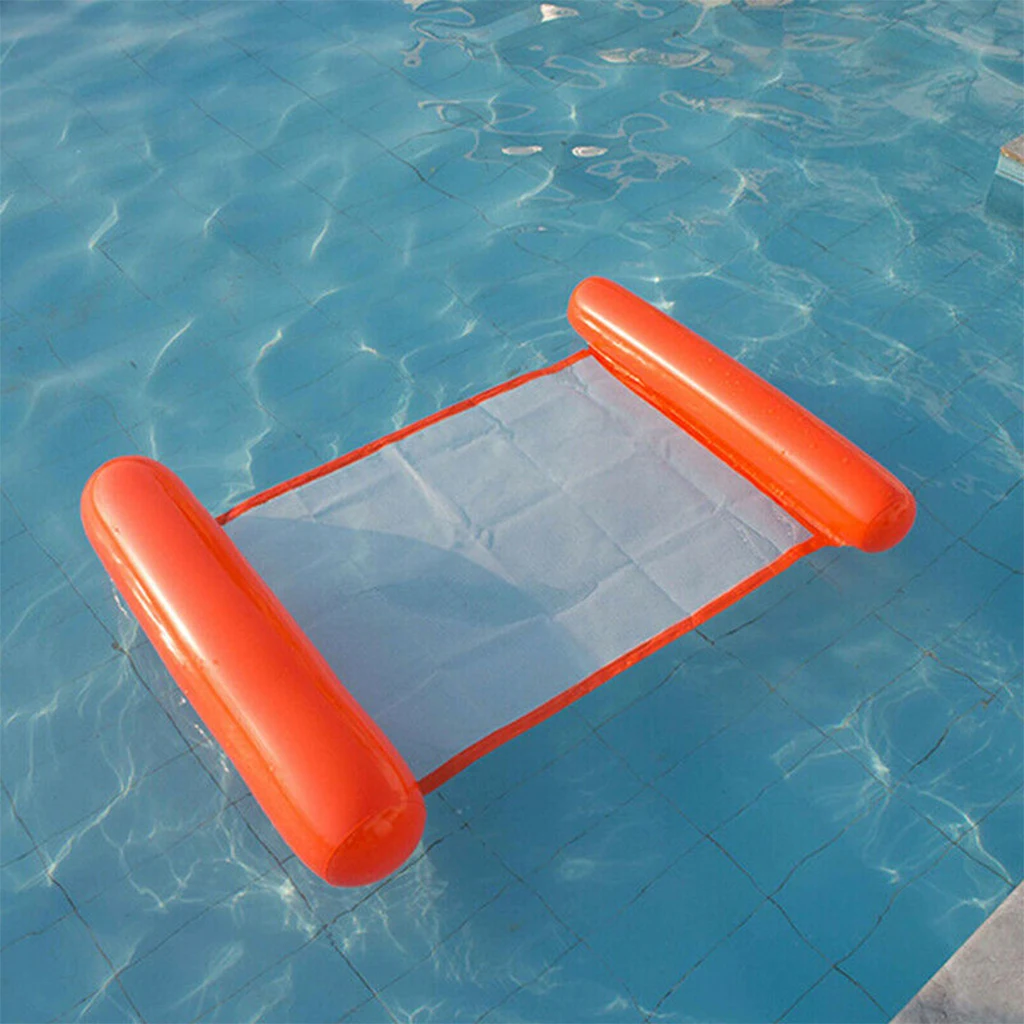 Swimming Water Floating Chair Pool Floating Hammock Water Inflated Bed Pillow Air Mattress Party Fun Toy Lazy Water Lounge Chair