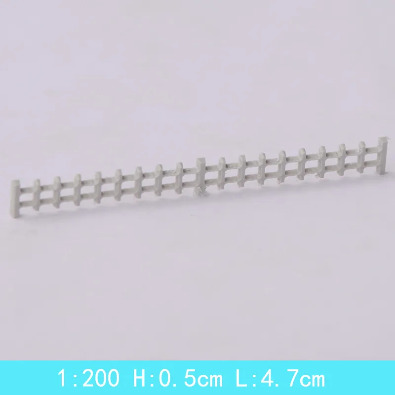 10 шт./лот 1/50-1/200 масштабная модель Мини DIY здание наружное abs пластик белая модель забора для строительного дизайна