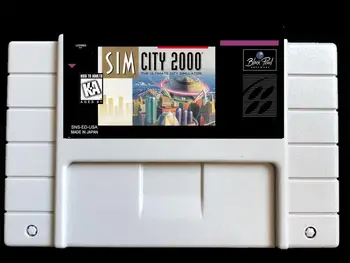 

Sim city 2000 USA- NTSC version 46 pins Video games card NTSC version for Retro Video games Console !