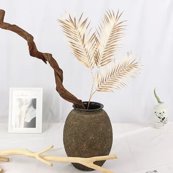 

Trigeminal Scattered Tail Leaf Palm Leaf Coconut Tree Needles Wedding Wall Living Room Decoration Iron Leaf Imitation Flowers De