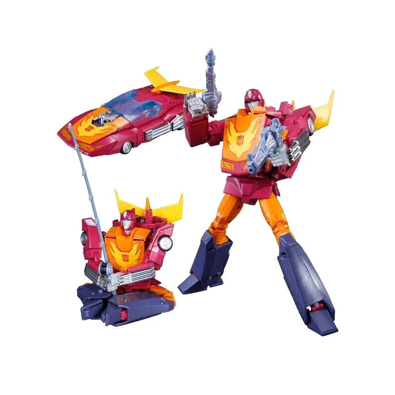 TAKARA TOMY трансформация MP28 горячий стержень автомобиль металлическая часть 18 см Rodimus Prime Фигурка Игрушки Робот-трансформер подарки для детей