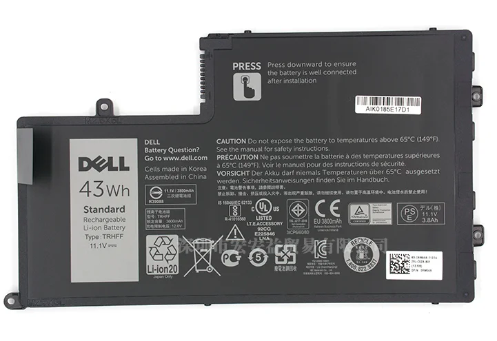 Ноутбук Батарея Замена для DELL Inspiron 5547 5545 5548 5447 5445 5448 14-5447 15-5547 3450 3550 TRHFF