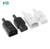 IEC 10A 250V  Straight Cable Plug Connector Rewireable C13 C14 Plug Rewirable Power Connector 3 pin AC Socket ► Photo 2/5