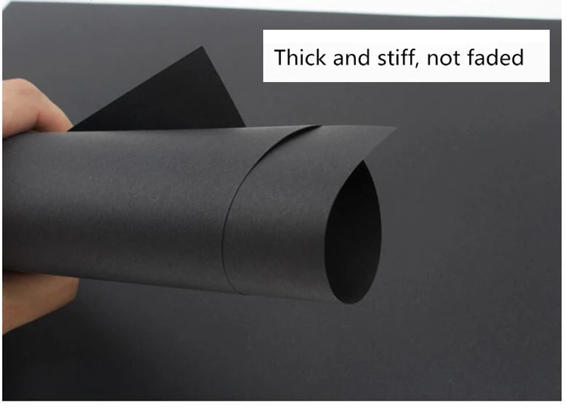 50pcs/lot A3 A4 A5 Black Kraft Paper DIY Card Making 120g 150g 180g 250g 300g 400g Craft Paper Thick Paperboard Cardboard