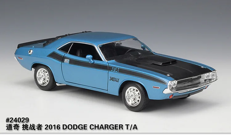 Welly 1: 24 Dodge Challenger 1970 Dodge Challenger T/a Модель брелок для автомобильных ключей, модель