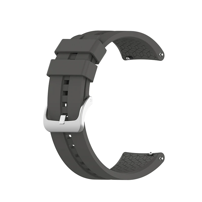 Спортивный ремешок для huawei Watch GT 42 мм/46 мм мягкий цветной модный ремешок для huawei Watch GT силиконовый ремешок для часов - Цвет: Black