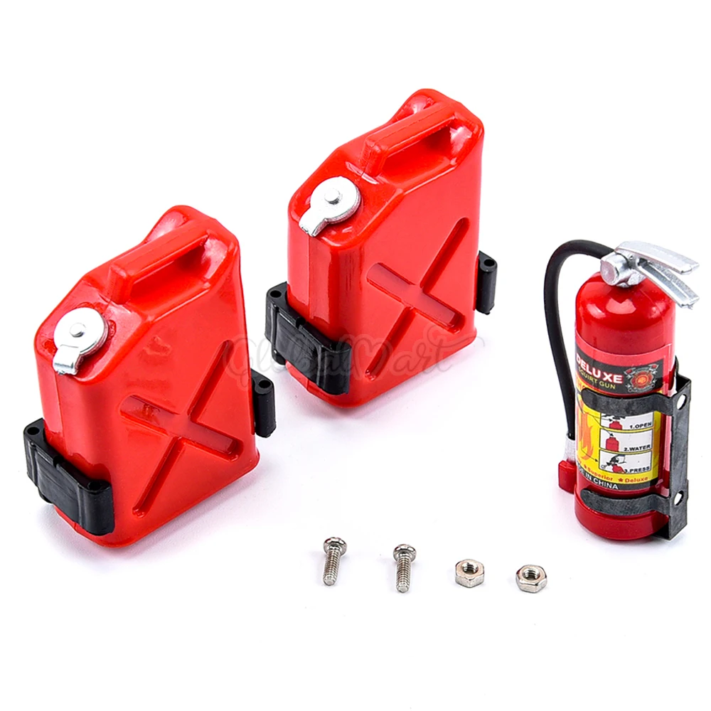 Fire Extinguisher RC Rock Crawler Accessory for 1/10 Traxxas Redcat RC4WD S5C3 