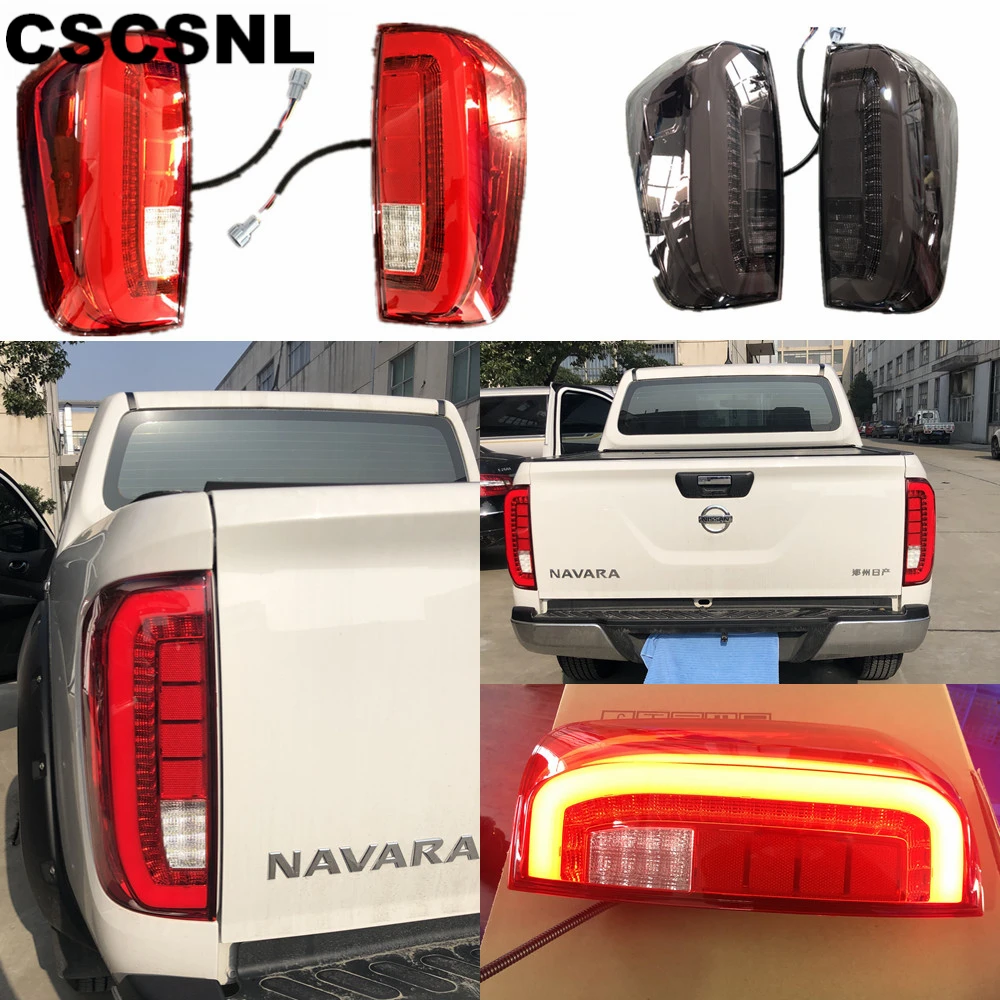 1 пара задних фонарей для Nissan Navara Np300 светодиодные задние фонари заднего хода стояночный Задний сигнал тормоза