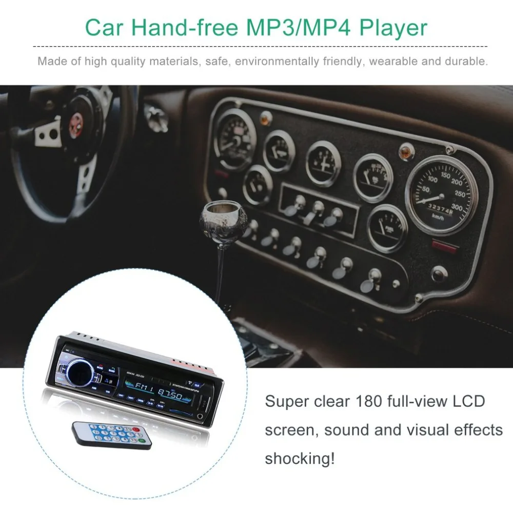 Bluetooth Авторадио автомобиля стерео радио FM Aux вход приемник SD USB JSD-520 12 В In-dash 1 din автомобильный MP3 мультимедийный плеер