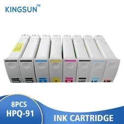 KINGSUN – cartouche d'encre pigmentée, 8 pièces, compatible avec HPQ91, Designjet Z6100, Z6100P 