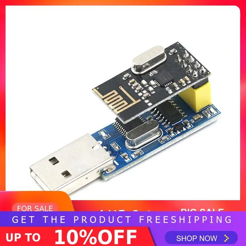 CH340T USB адаптер для последовательного порта+ 2,4G NRF24L01+ беспроводной модуль для Arduino