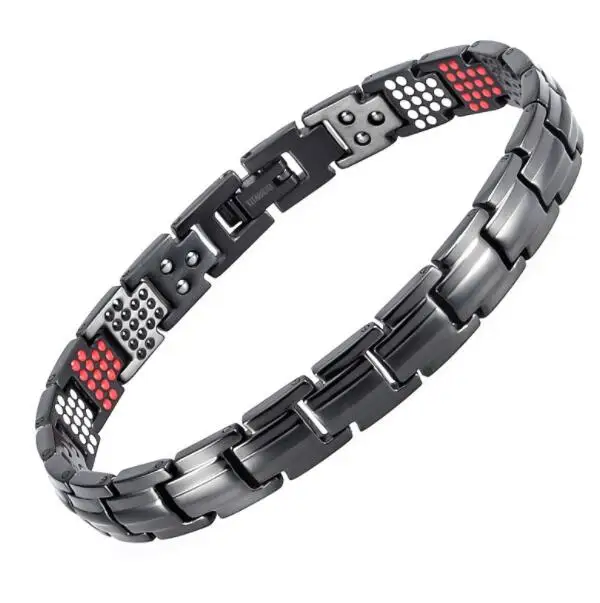 Мужской браслет популярные модные прямые поставки браслеты и браслеты Шарм германий магнитный H power титановый браслет