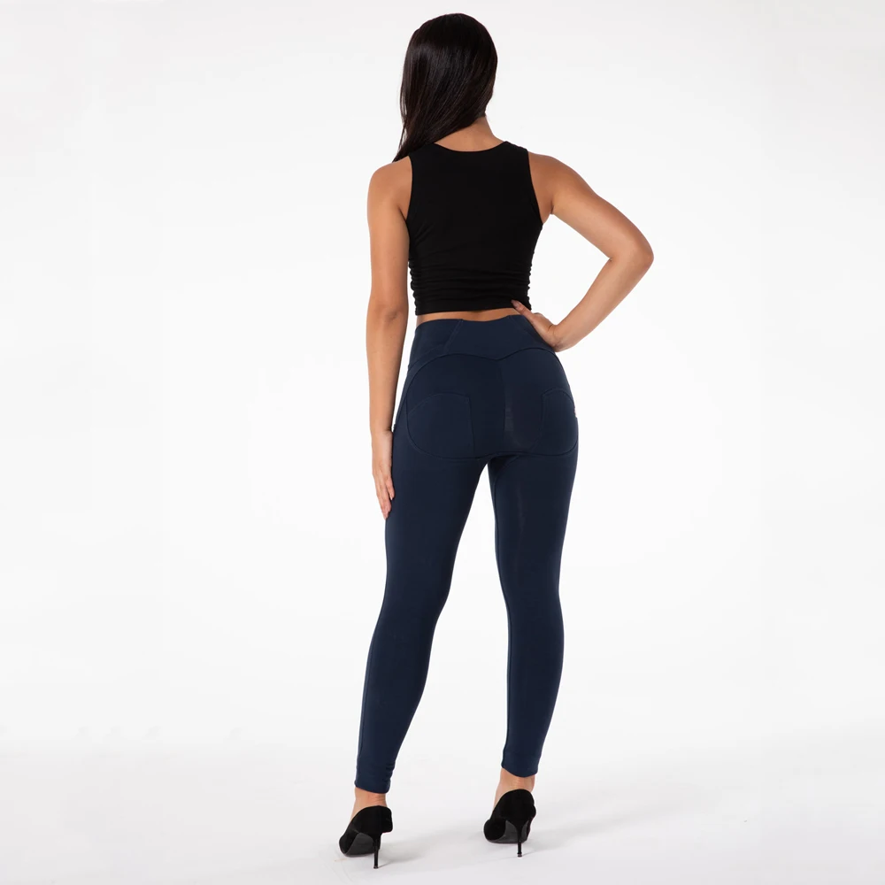 Melody Navy Leggings Gym Clothing for Women Sport Leggings High