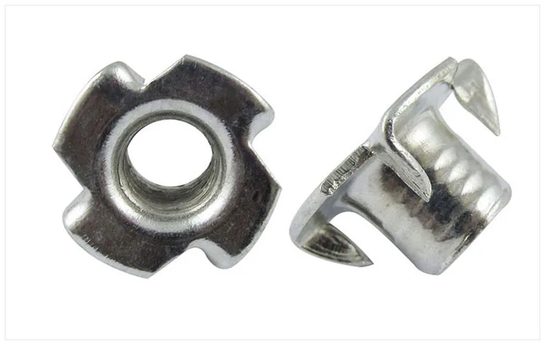 Galvanized four-prong nail four-pronged nut four-corner nail furniture nut four four jaw nut four corner nail furniture nut 5PCS