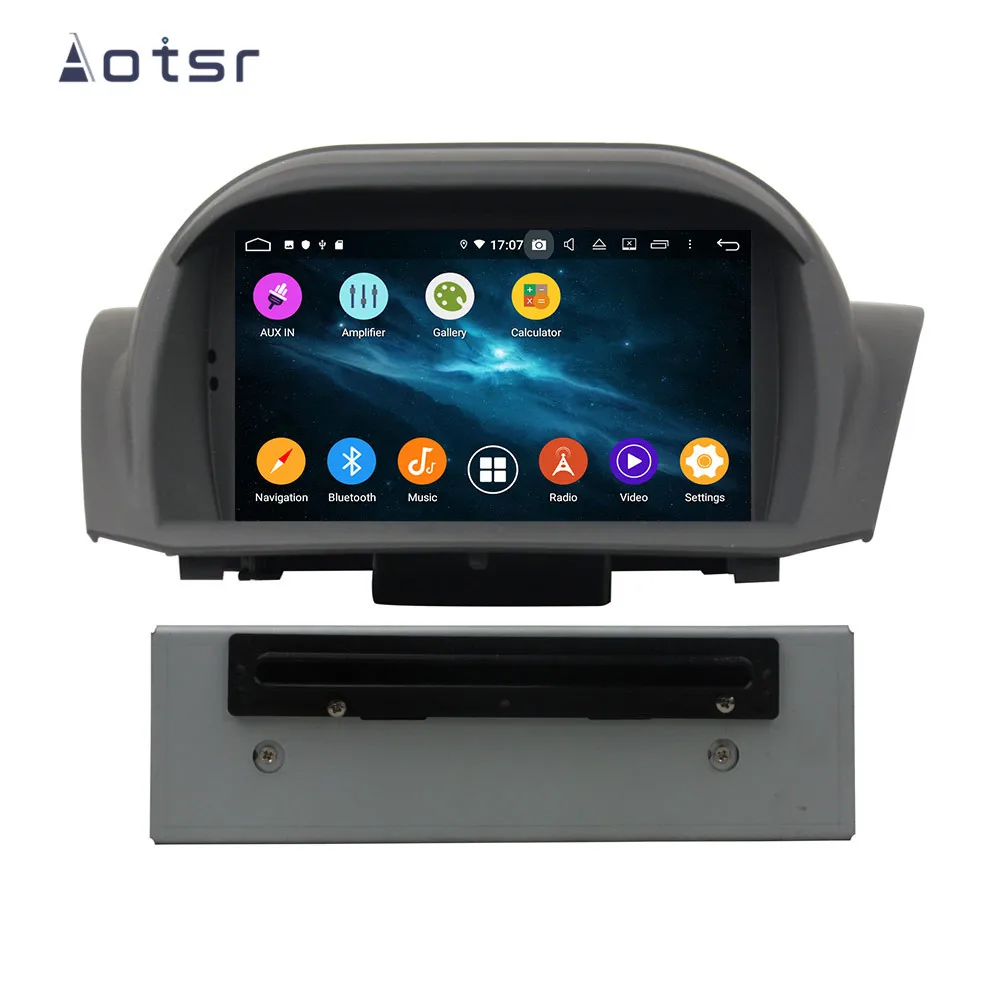 AOTSR 8 дюймов Android 9,0 DSP ips gps навигация Carplay автомобильный DVD радио плеер для Ford Fiesta 2013- мультимедийный плеер