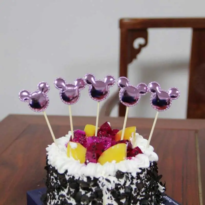 5 шт./лот в форме сердца короны звездочки кексы вставки из искусственной кожи