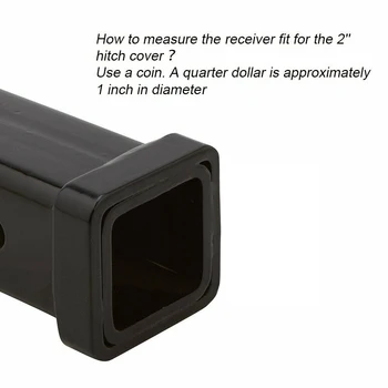 

Exterior Trailer hitch tube Plug Cap Protector Accessories Replacement