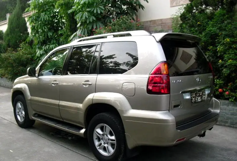 Красиво украшенный автомобиль спойлер для Lexus GX470 2004 2005 2006 2007 2008 грунтовка Цвет украшение в виде хвостового крыла задний спойлер на крыше