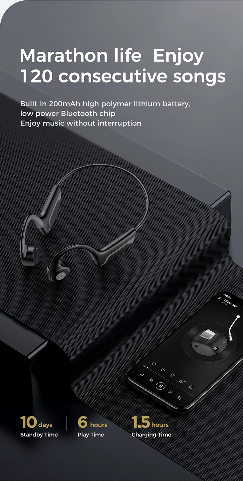 JOYROOM G1 наушники с костной проводимостью Bluetooth 5,0 беспроводная гарнитура водонепроницаемые спортивные прочные наушники для смартфонов