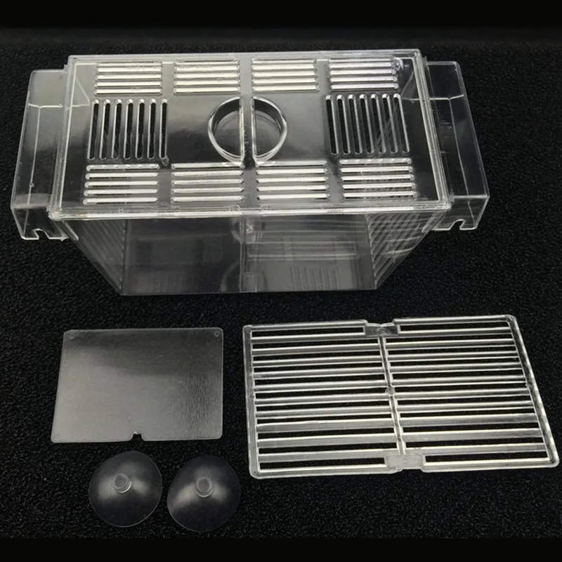 Transparent Fish Tank Aquarium Incubator Fish Breeding Hatching Boxes Multifunctional Acrylic Fish Breeding Isolation Box