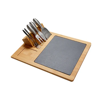 

High Temperature Resistance Cheese Board Premium Wood Charcuterie Platter Serving Tray JA55
