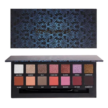 

Newest 14 Color Shimmer Matte Eyeshadow Palette Miner Beauty Eye Shadow Palette Eye Makeup Accessories With Brush Creative Gift