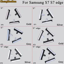 ChengHaoRan Боковая кнопка для samsung S7 S7 Edge чехол для телефона боковой переключатель громкости питания запасные части замена