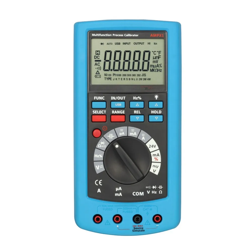 

ampx1 2 in 1 Multifunctional Process Calibrator Digital Multimeter Voltage Current Calibration Signal Generator Meter