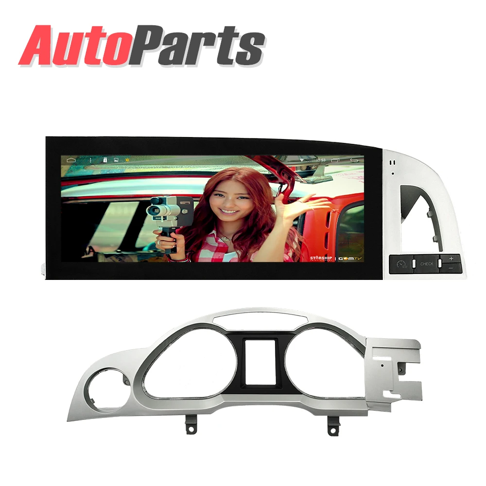 Perfect Kukuz 10.25 Car GPS Navitation for Audi A6 A6L Android DVD Player 2004 - 2009 Octa core Bluetooth GPS Radio WIFI Stereo 4G Video 4