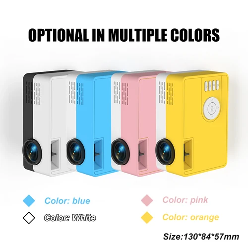Salange 미니 프로젝터 J15 Pro, 480*360 픽셀 지원 1080P HDMI USB 미니 비머 홈 미디어 플레이어 키즈 선물 PK YG300 2