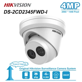 

Hikvision 4MP Turret IP Camera PoE Onvif H.265 Built-in SD Card Slot IP67 Night Vision Security Surveillance DS-2CD2345FWD-I