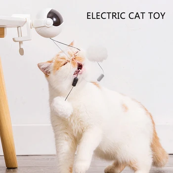 

Electric Cat Ball Toy Interactive Automatic Lifting Pet Cat Ball Teaser Toys Pet Supply Lifting Balls Electric Cat Chewing Toys