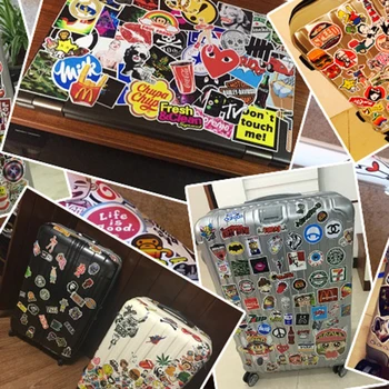 

Cartoon adhesive bomb for car 50 pieces bicycle motorcycle phone funny stickers cool decals Christmas decoration accessories