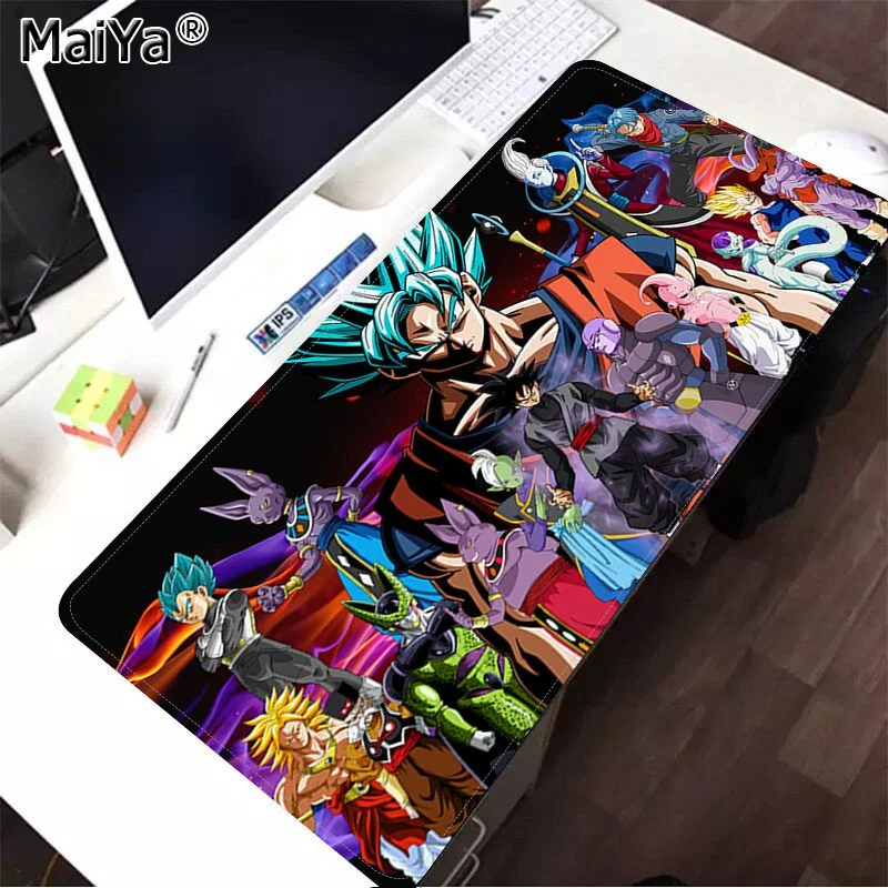Lock Edge 40X90cm Maiya Cool New Dragon Ball Z индивидуальные коврики для мышки ноутбук коврик для мышки в стиле аниме большой коврик для мыши клавиатуры коврик - Цвет: Lock Edge 40X90cm