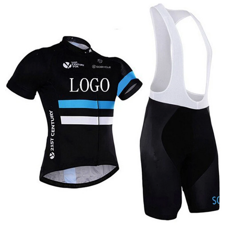 

Men's Cycling Jersey Set Summer Bicycle Team Short Sleeve Breathable Bike Bib Shorts Racing Sports Cycling Clothes Suits YG1213