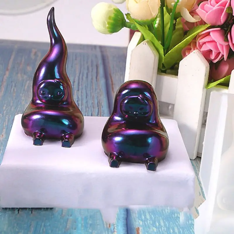 Мультфильм бобы орнамент DIY эпоксидная смола, форма бобы фигура брелок Подвеска плесень