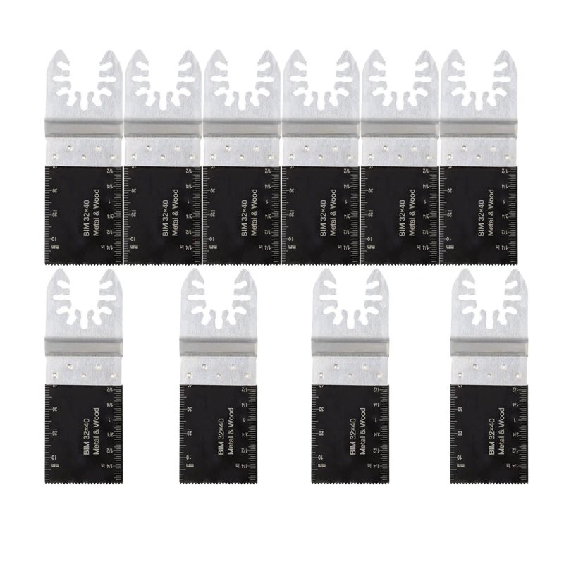 

Bi-metal Wood Plastic Plaster Cutting Discs Set Swing 10pcs Saw Blades Workshop