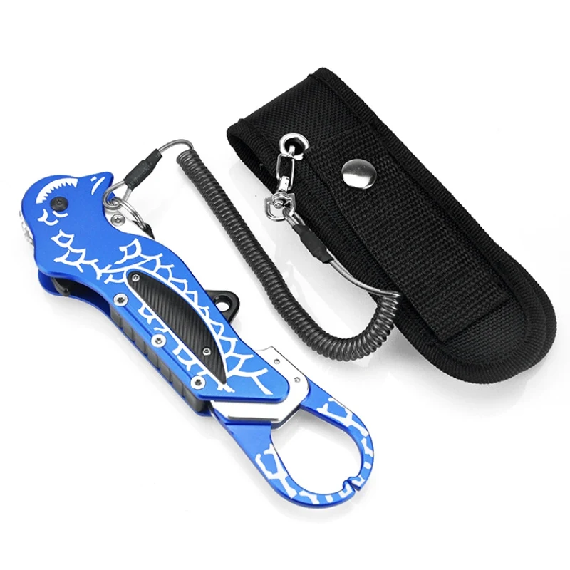 

Foldable Fishing Gripper Multifunction Fish Controller Holder Fishing Grab Handle Carp Lip Grip Fishing Tools