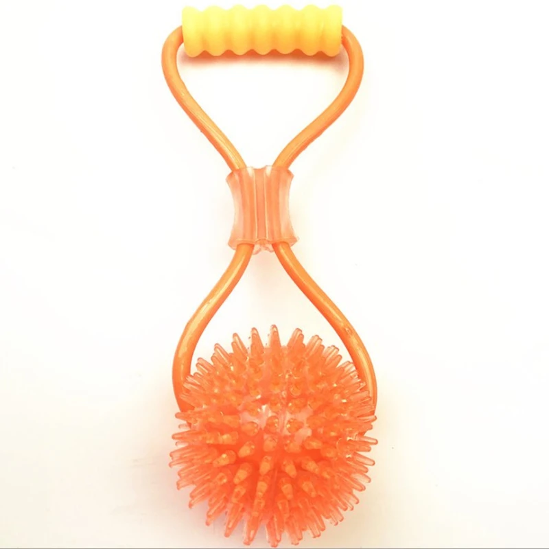 Juguetes para gatos y perros, juguetes para masticar perros, limpieza de dientes, divertidos juegos de pelota interactivos