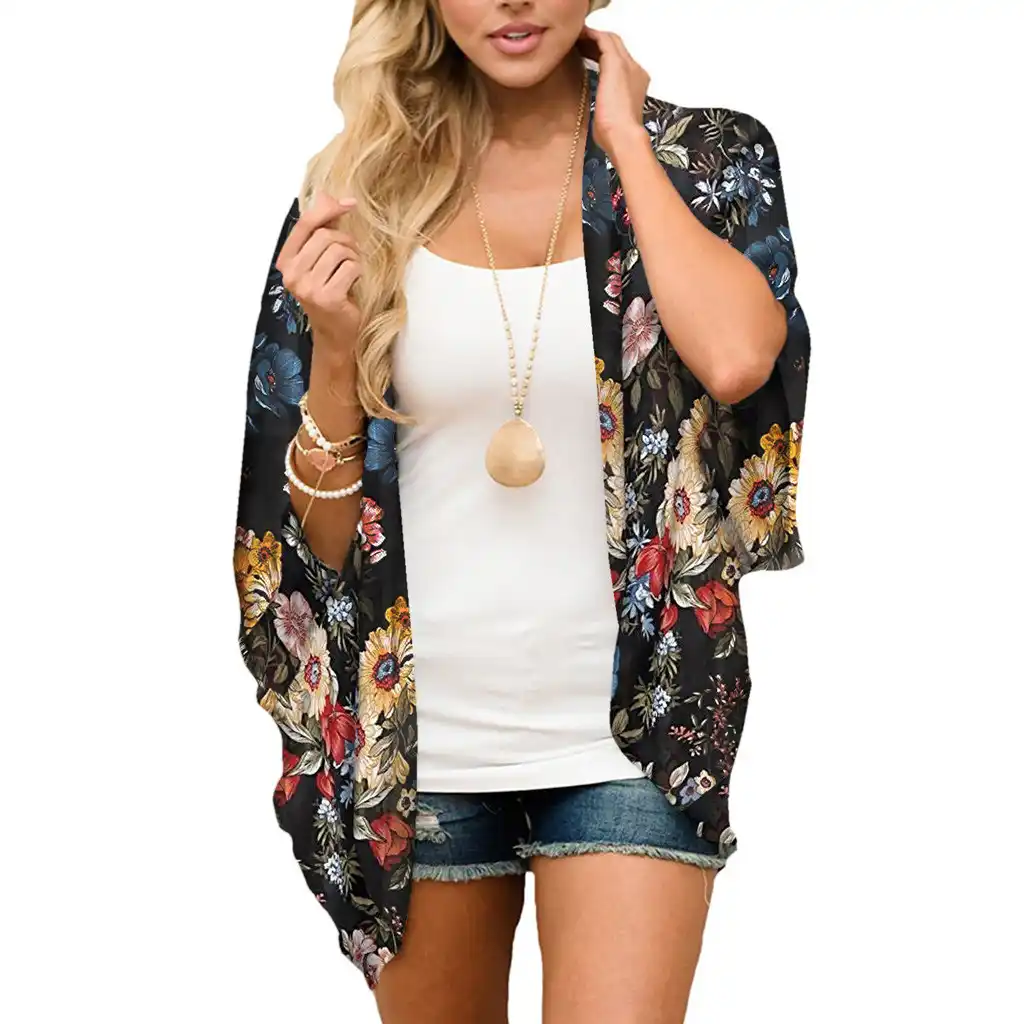 cheap plus size kimono cardigan