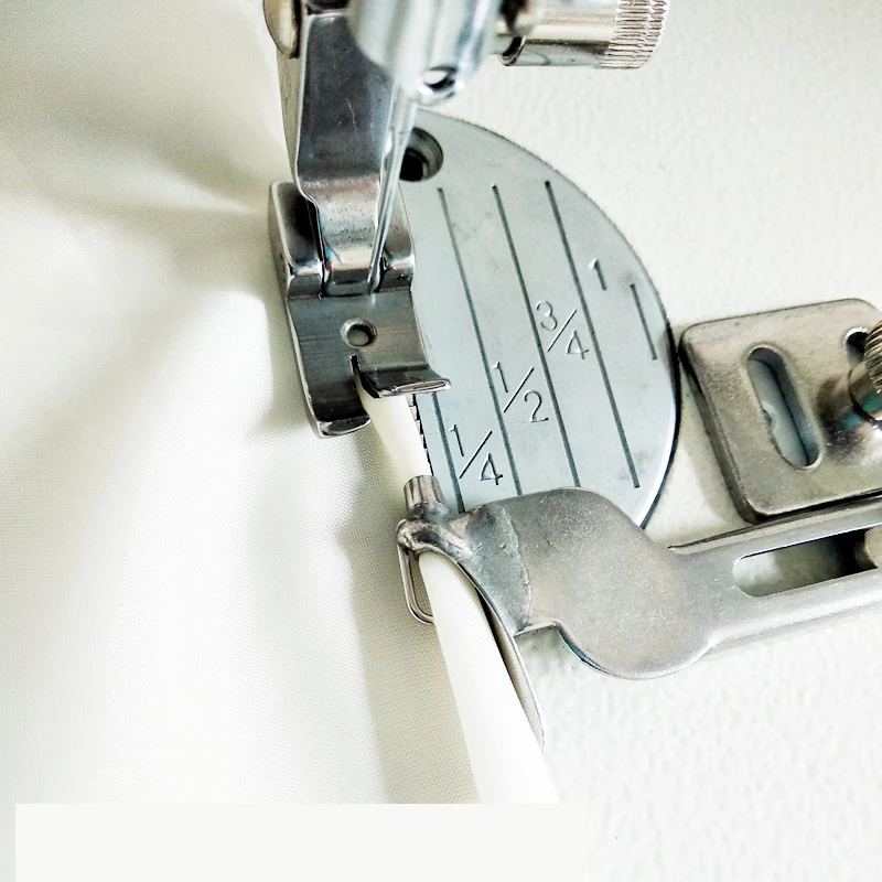 F503 Cambered Hemmer, Industrial Sewing Machine Double Fold Spring Type Hemming Attachment, Hem Binder Adjustable Bias Binder 2