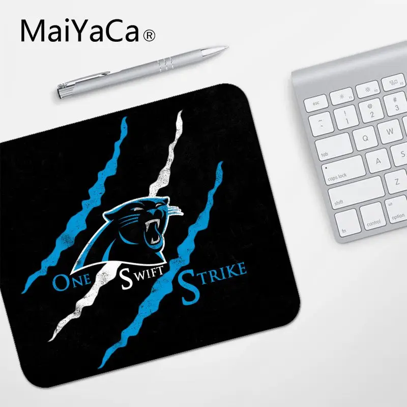 No Lock Edge25x29cm MaiYaCa высокое качество Carolina the Panthers заказной Ноутбук игровой коврик для мыши Лидер продаж подставка под руку мышь - Цвет: No Lock Edge25x29cm