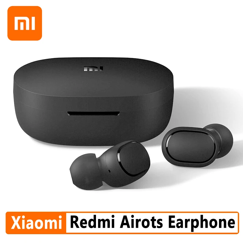 Xiaomi Redmi Airdots, оригинальные беспроводные наушники Xiaomi, TWS, глобальная версия, голосовые Bluetooth 5,0, шумоподавление с микрофоном