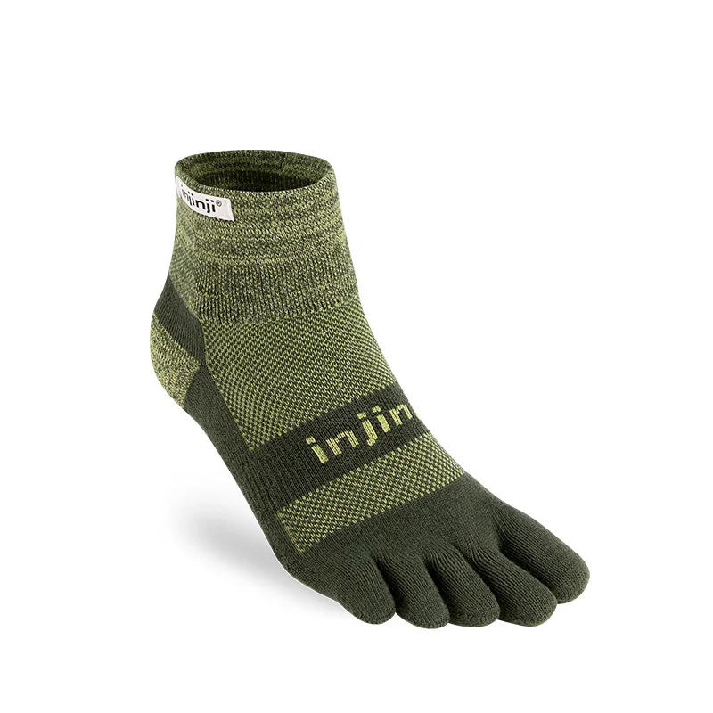 Five-finger Sneakers Socks Trail Midweight Mini-Crew Cross-country Wear-resistant Quick-drying Warm Outdoor Hiking Mens Socks
