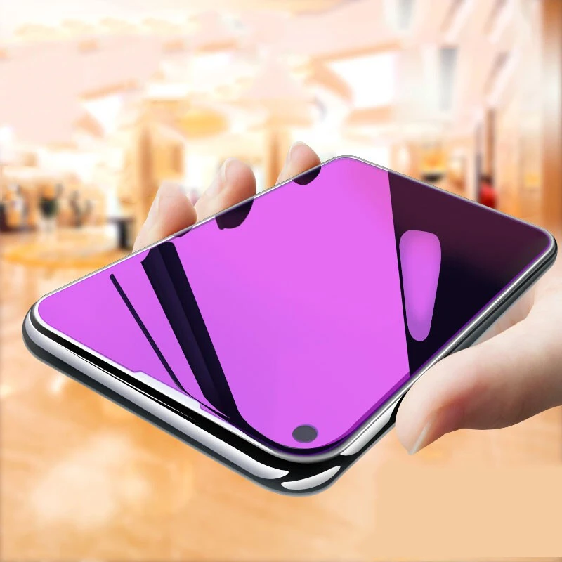 Для huawei Honor 20 Pro 20S 20i 10 Lite 10i Play 3 View 20 Note 10 Magic 2 Защитная пленка из синего закаленного стекла
