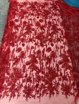 

special Embroidery African Net Lace Fabric SYJ-105610 Nigerian French Embroidered Lace fabric