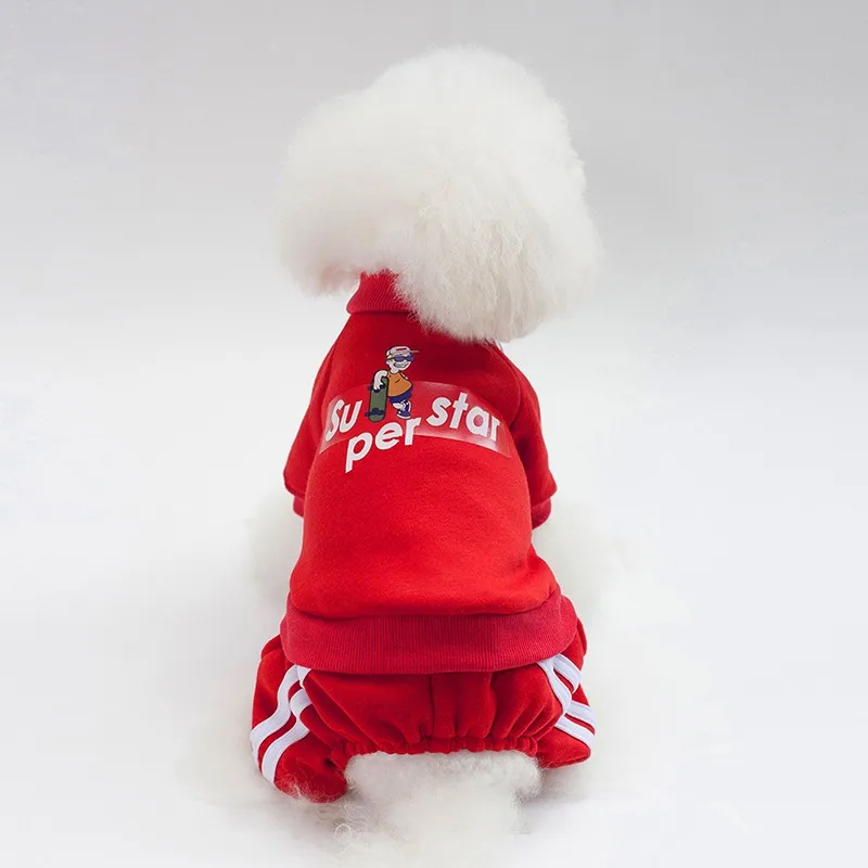 Одежда для собак, зимние теплые куртки для собак, щенков, Рождественская одежда, толстовки для маленьких и средних собак, щенок йоркширского терьера, наряд XS-2XL