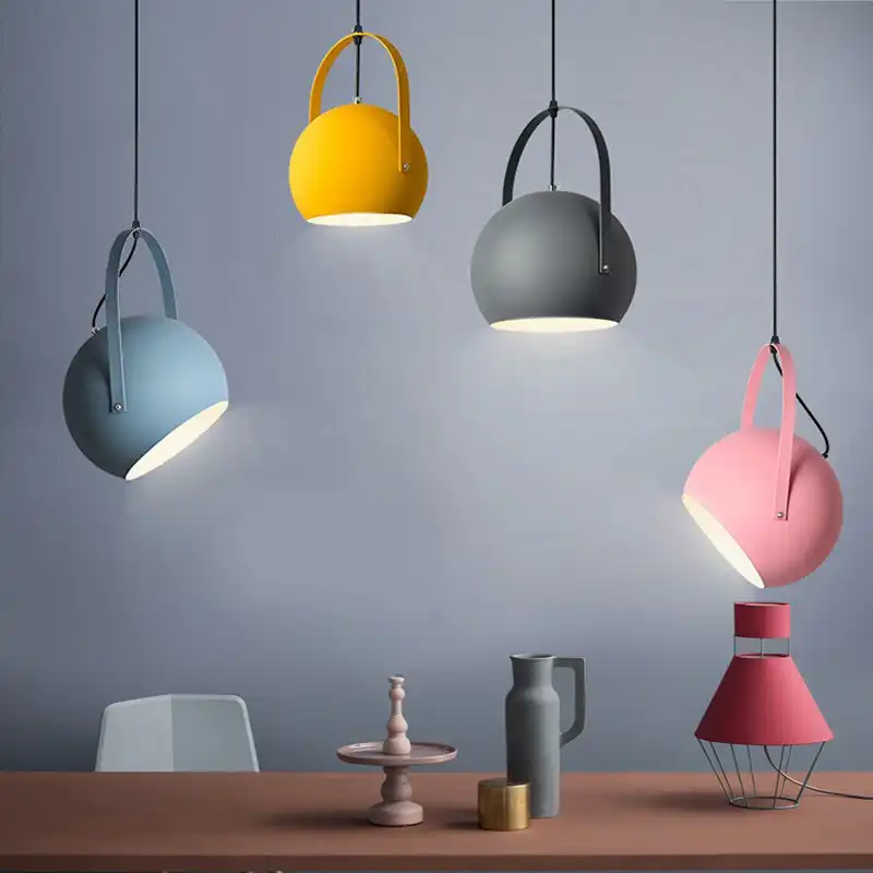 Modern LED Pendant Lights colourful 